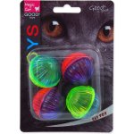 Magic Cat míček lesklý plastový chrastící 3,75 cm 4 ks – Zboží Dáma
