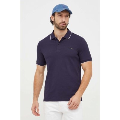 Calvin Klein Polo tričko K10K112751 tmavomodrá – Zboží Mobilmania