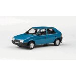 Abrex škoda FAVORIT 136L 1988 škoda Modrá 1:43 – Zboží Dáma