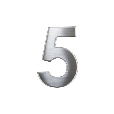 RICHTER CZECH Číslice a písmena nerez 75 mm číslo: 5 – HobbyKompas.cz