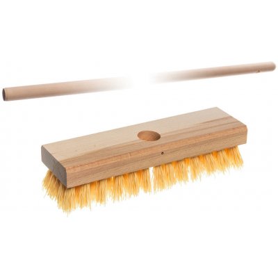 Vala kartáč podl. 22 x 6,5 cm dřev., PP vlákno, s holí 130 cm – Hledejceny.cz