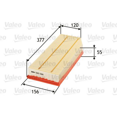 Vzduchový filtr VALEO 585066 – Zboží Mobilmania