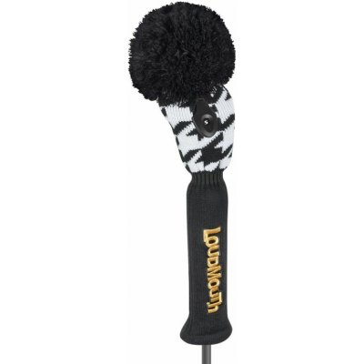 Loudmouth Headcover Fairway Oakmont Houndstooth Ponožka černá – Zboží Dáma