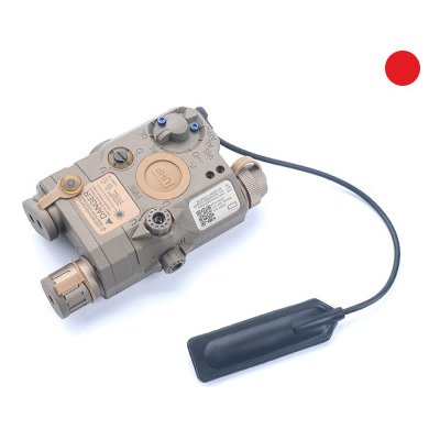 Wadsn Taktický PEQ XA-5 s červeným laserem Dark Earth – Zboží Mobilmania