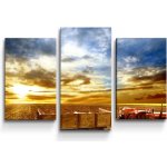 Sablio Obraz - 3-dílný Traktor s vlečkou - 75x50 cm – Hledejceny.cz