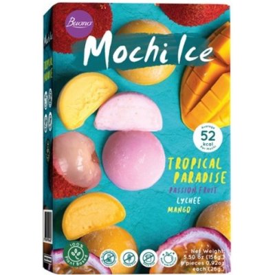 Buono Mražené Vegan Mochi sorbety, různé příchutě 156 g – Zboží Dáma