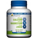 Bio-Pharma Calcium + Magnesium + Zinek 150 tablet – Hledejceny.cz