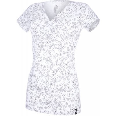 Outlast Baridi wear tričko kojicí TISK KR tenké bílá černé kytičky – Hledejceny.cz