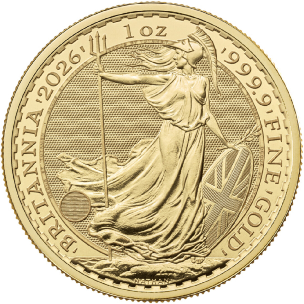 The Royal Mint Britannia zlatá mince 2026 1 oz