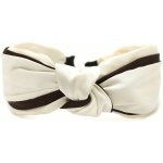 Saténová čelenka s uzlem Barva: béžová – Sleviste.cz