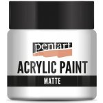 Pentart Akrylová barva matná 50 ml BÍLÁ – Zbozi.Blesk.cz