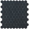 Vidrepur černá Mozaika HEX NORDIC BLACK 3,5x3,5 (31,7x31,7) cm 1m²