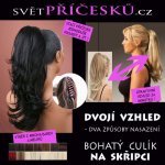 Bohatý culík na skřipci - příčesek #6 - kaštanově hnědá – Zbozi.Blesk.cz