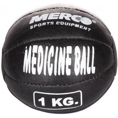 Merco Black Leather kožený medicinální míč - 5 kg