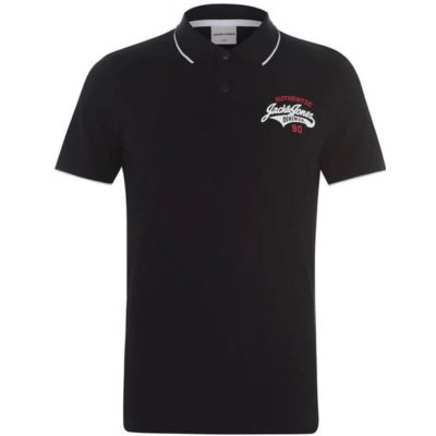 Jack and Jones polo tričko Černá