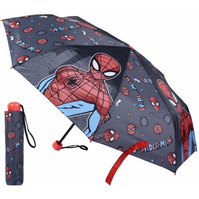 Spiderman deštník dětský skládací černý – Zboží Mobilmania