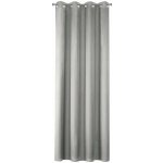 Mybesthome EASY TOP dekorační závěs s kroužky 140 × 250 cm, světle šedý, 1 ks – Hledejceny.cz