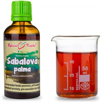 Bylinné kapky Sabalová palma tinktura Pavlovy bylinné kapky 50 ml – Hledejceny.cz