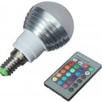 RGB LED žárovka svíčka E14 3W color set 3 ks – Hledejceny.cz