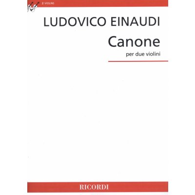 CANONE by Ludovico Einaudi skladba pro dvoje housle – Zboží Mobilmania