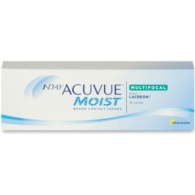 Johnson & Johnson 1-Day Acuvue Moist Multifocal Jednodenní čočky dioptrické 30 čoček – Zboží Dáma