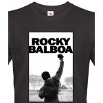 Bezvatriko.cz pánské triko Rocky Balboa Canvas pánské tričko s krátkým rukávem 2082 černá – Hledejceny.cz