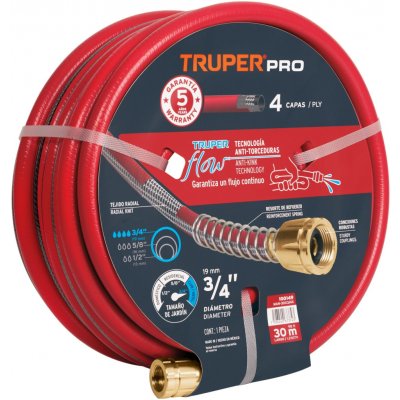 TRUPER – Zahradní hadice MAN-30X3/4X: Zesílená, 3/4", 30 m – Hledejceny.cz