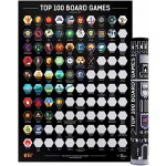 Board Game Geek Scratch-Off Poster Top 100 Board Games – Sleviste.cz