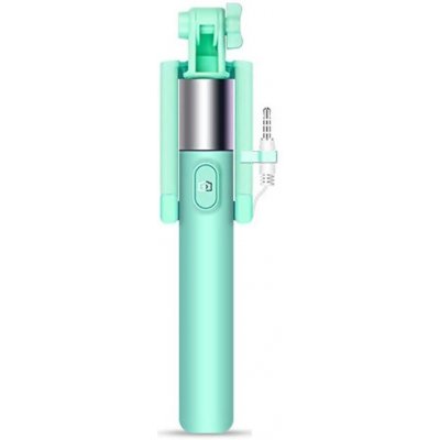 Držáky na selfie tyč s tlačítkem pro iPhone i Android One Monopod OM250g 80 cm barva zelená