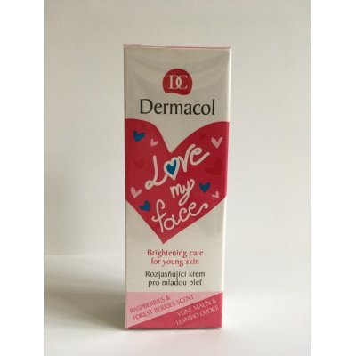 Dermacol Love My Face Brightening Care for Young Skin Raspberries & Forrest Berries rozjasňující krém 50 ml – Zboží Mobilmania