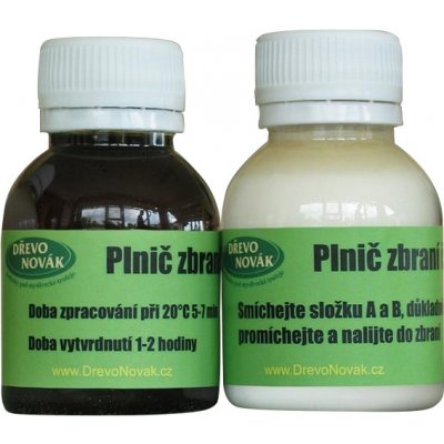 Dřevo Novák Plnič trofejí černé zvěře Váha: 130 + 130 ml, – Zboží Dáma
