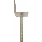 Hašpl Kotevní patka do betonu 100x100x4mm, typ L – Zbozi.Blesk.cz