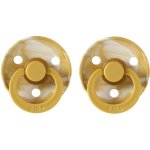 Bibs Colour přírodní kaučuk 2ks tie dye/Mustard+ivory – Zboží Dáma