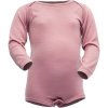 Kojenecké body Dětské merino body Devold Breeze foxglove