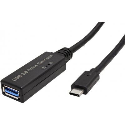 Roline 12.04.1065 USB 5Gbps (USB 3.0) aktivní prodlužovací USB C(M) - USB A(F), 5m – Zboží Živě