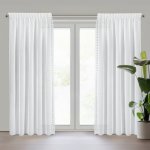 Hotová záclona SUZAN bílá - na pásce – Zboží Mobilmania