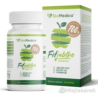 EkoMedica SK Fit Jablko 60 kapslí – Hledejceny.cz