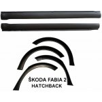 Plastové lemy + prahy Škoda Fabia 2 Hatchkack 2007-2014 – Zbozi.Blesk.cz