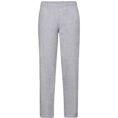 Fruit of the Loom pánské tepláky Classic Open Hem Jog pants světle šedý melír – Zboží Mobilmania