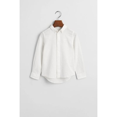Gant Cotton Linen Bd Ls Shirt white – Zboží Dáma