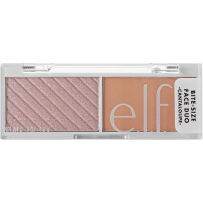 e.l.f. Bite-Size Face Duo Cantaloupe Tvářenka a rozjasňovač 4,6 g