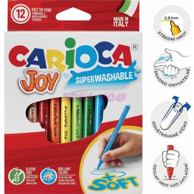 Carioca Joy 12barev 40614 – Zboží Mobilmania
