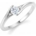 MINET stříbrný prsten s bílými zirkony JMAN0046SR – Hledejceny.cz