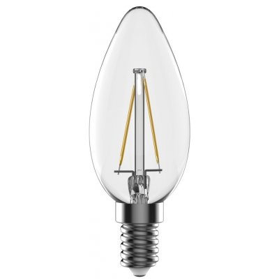 Tesla LED žárovka CRYSTAL RETRO svíčka E14 3,2W 230V 350lm 20 000h 2700K Teplá bílá – Zboží Mobilmania