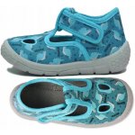 Befado bačkůrky Honey 630P010 DINO tyrkysové flexibilní lehké vyšší – Zboží Dáma