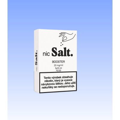 nicSalt. Booster PG30/VG70 5 x 10 ml 20 mg – Zboží Dáma