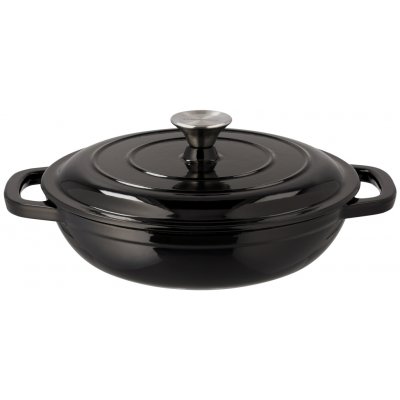 SILVERCREST Litinová servírovací pánev, 25 cm černá – Sleviste.cz