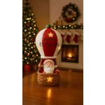 Pro-Tech shop Vánoční LED figurka Mikuláš v červeném balónu s hvězdou 20x20x43cm 69848 – Hledejceny.cz
