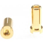 Krátké G5 zlaté konektory 14mm 2 ks