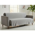 Mybesthome Přehoz na sedačku - pohovku - deka LOREN světle šedá 170x210 cm – Zboží Dáma
